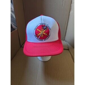 Vintage United States Army Air Defense Artillery Roped Mesh Trucker Hat Cap